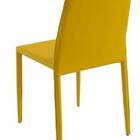 Cadeira Amanda 6606 Em Metal Pvc Amarela - 26666 Sun House