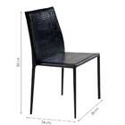 Cadeira Amanda Crocco Preta Rivatti