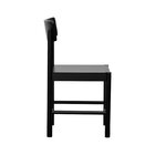 Cadeira Amber Madeira Maciça Assento Mdf Bp Preto