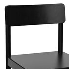 Cadeira Amber Madeira Maciça Assento Mdf Bp Preto