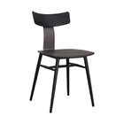 Cadeira Analu Assento E Encosto Em Pp E Estrutura Em Aço Pret