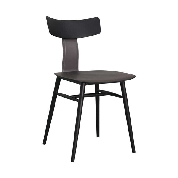 Cadeira Analu Assento E Encosto Em Pp E Estrutura Em Aço Pret