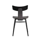 Cadeira Analu Assento E Encosto Em Pp E Estrutura Em Aço Pret