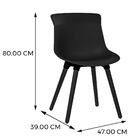Cadeira Anm6708f Eames Saarinen Joly  Anima Office Polipropil