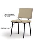 Cadeira Antonella Com Tecido Linho - Bege