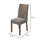 Cadeira Apogeu Sala De Jantar Cozinha Escritório Tecido Suede