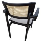 Cadeira Apollo Com Braço Madeira Maciça Encosto Telinha Assen