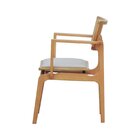 Cadeira Apollo Com Braço Madeira Maciça Encosto Telinha Assen