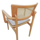 Cadeira Apollo Madeira Maciça Com Braço Encosto Telinha Assen