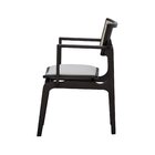 Cadeira Apollo Madeira Maciça Com Braço Encosto Telinha Assen