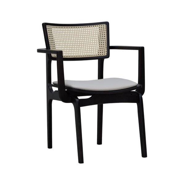 Cadeira Apollo Madeira Maciça Com Braço Encosto Telinha Assen