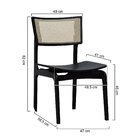 Cadeira Apollo Madeira Maciça Encosto Telinha Assento Anatômi