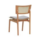 Cadeira Apollo Madeira Maciça Encosto Telinha Assento Anatômi