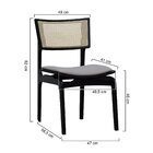 Cadeira Apollo Madeira Maciça Encosto Telinha Assento Anatômi