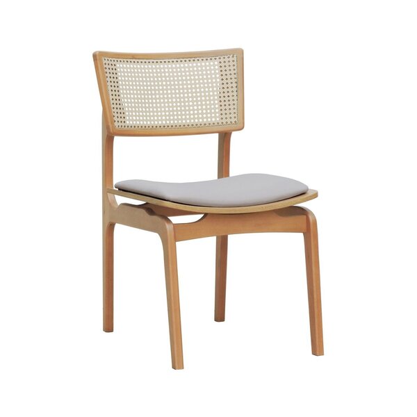 Cadeira Apollo Madeira Maciça Encosto Telinha Assento Anatômi