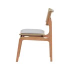 Cadeira Apollo Madeira Maciça Encosto Telinha Assento Anatômi