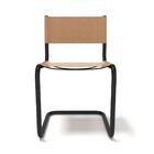 Cadeira Aproximação Skin Ii De Couro Natural Caramelo