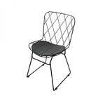 Cadeira Aramada Aço Rotterdam  Preto