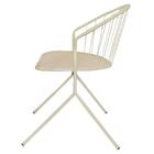 Cadeira Aramis Decorativa Bege - Overseas