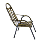 Cadeira Area De Lazer Quintal Amarela E Preta Adulto Luxo Col