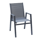 Cadeira Área Externa Alumínio Guarujá Grafite - D'rossi