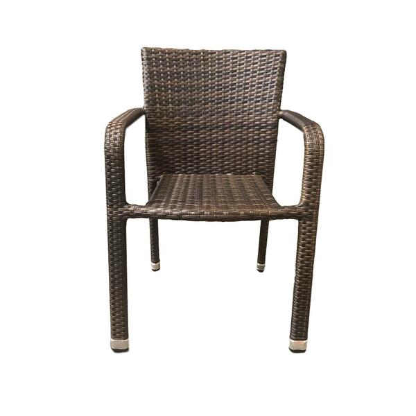 Cadeira Área Externa C/ Braço Fibra Sintetica E Estrutura De