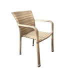 Cadeira Área Externa C/ Braço Fibra Sintetica E Estrutura De