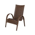 Cadeira Area, Jardim, Quintal Cor Bronze - Kit 4 Peças
