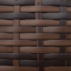 Cadeira Area, Jardim, Quintal Cor Chocolate - Kit 4 Peças