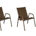 Cadeira Area, Jardim, Quintal Cor Envelhecido - Kit 2 Peças