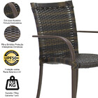 Cadeira Ascoli Em Alumínio Com Pintura Eletrostática Para Áre