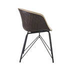 Cadeira Astrid Chocolate Com Nude Drossi