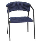 Cadeira Atenas Tricô Náutico E Alumínio Com Proteção Uv Para