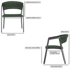 Cadeira Atenas Tricô Náutico E Alumínio Com Proteção Uv Para