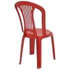 Cadeira Atlântida Economy Sem Braços Vermelha Tramontina