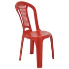 Cadeira Atlântida Economy Sem Braços Vermelha Tramontina