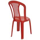 Cadeira Atlântida Economy Sem Braços Vermelha Tramontina