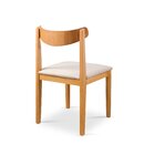 Cadeira Aurora Sala De Jantar Mel Linho Nude/nature