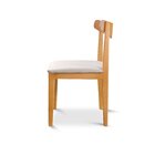 Cadeira Aurora Sala De Jantar Mel Linho Nude/nature