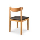 Cadeira Aurora Sala De Jantar Mel Linho Preto/nature