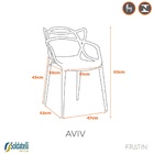 Cadeira Aviv Estrutura Em Polipropileno Fratini