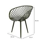 Cadeira Ayla Garden Verde Musgo