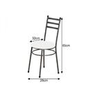 Cadeira Baixa Redonda Craqueado E Azul