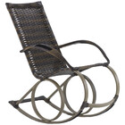 Cadeira Balanço Em Alumínio E Fibra Sintética Conforto Trama