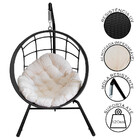 Cadeira Balanço Ninho Suspenso com Suporte e Almofada Imperme