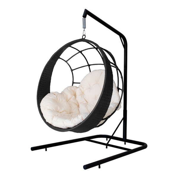 Cadeira Balanço Ninho Suspenso com Suporte e Almofada Imperme