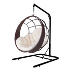 Cadeira Balanço Ninho Suspenso com Suporte e Almofada Imperme