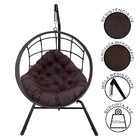 Cadeira Balanço Ninho Suspenso com Suporte e Almofada Imperme