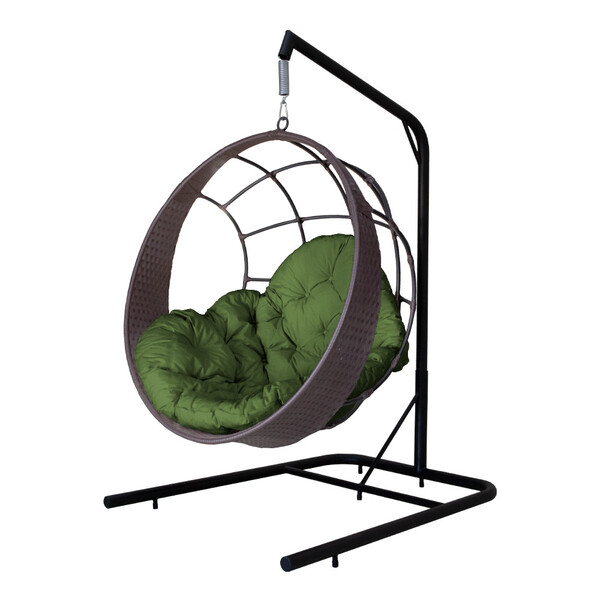 Cadeira Balanço Ninho Suspenso com Suporte e Almofada Imperme