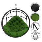 Cadeira Balanço Ninho Suspenso de Fibra com Almofada Impermeá